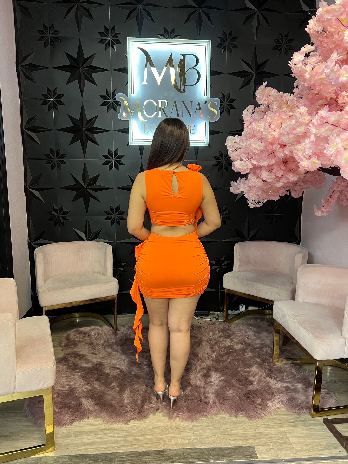 Pamela Rosette Skirt Set