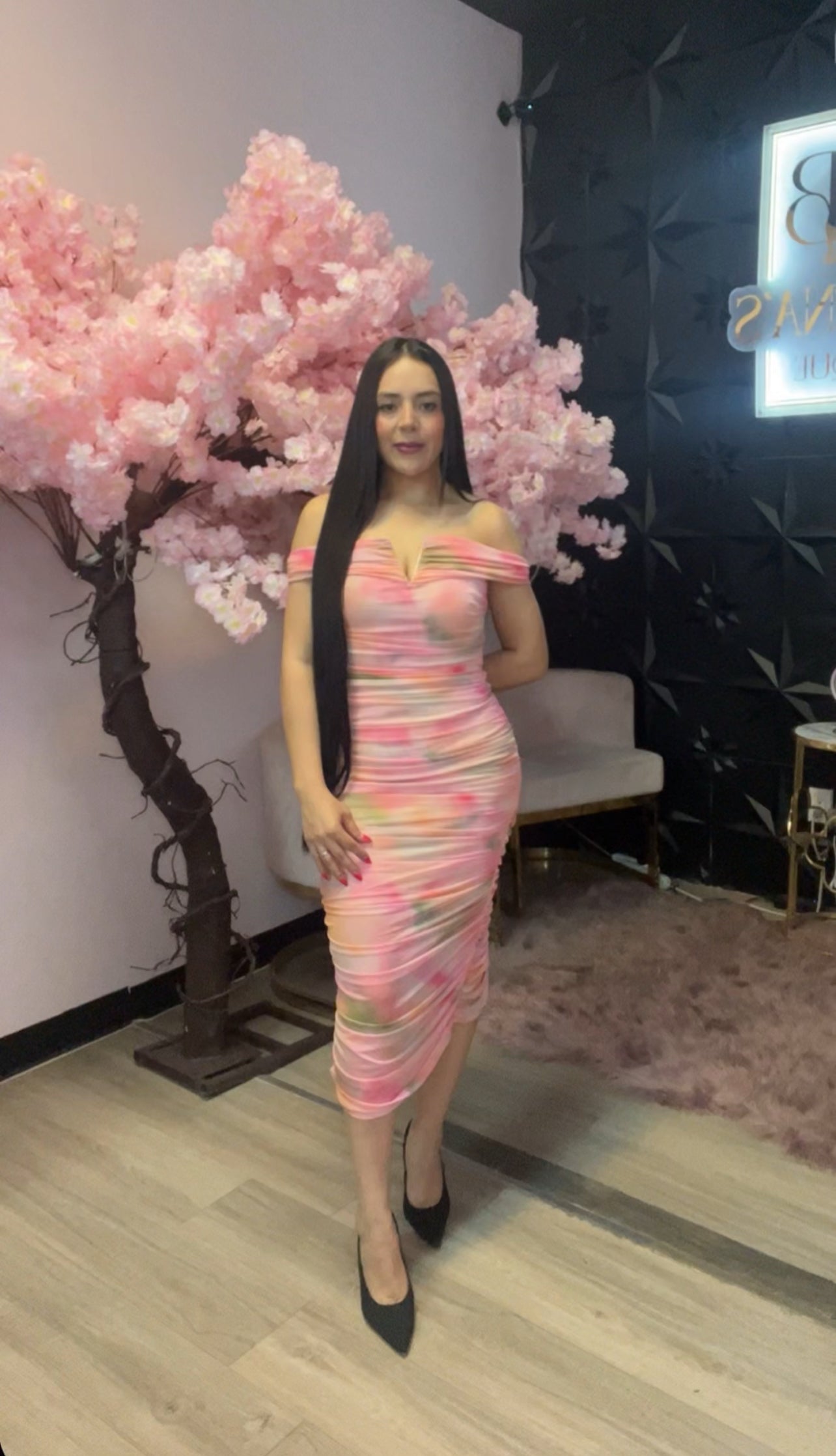 Pastel Midi Dress