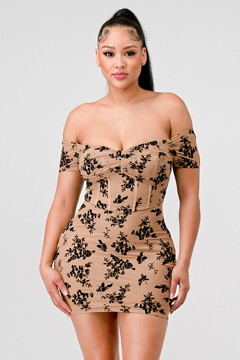 Rebe Latte Mini Dress – Morana´s Boutique LLC