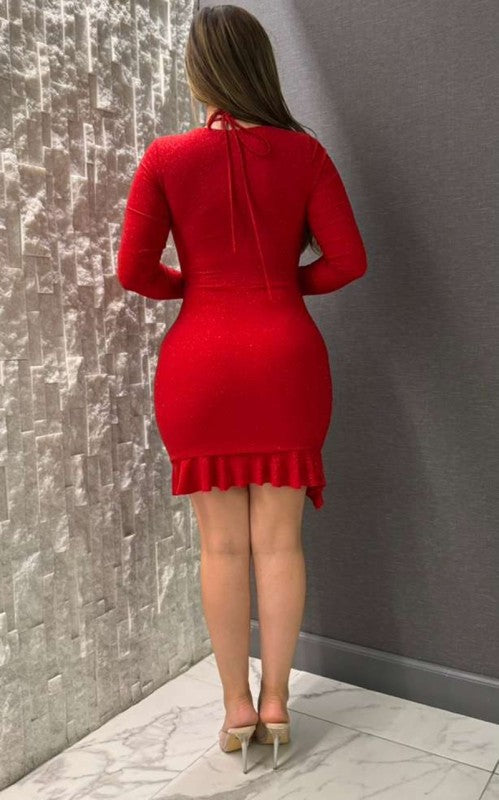 Mia Long Sleeve Mini Dress