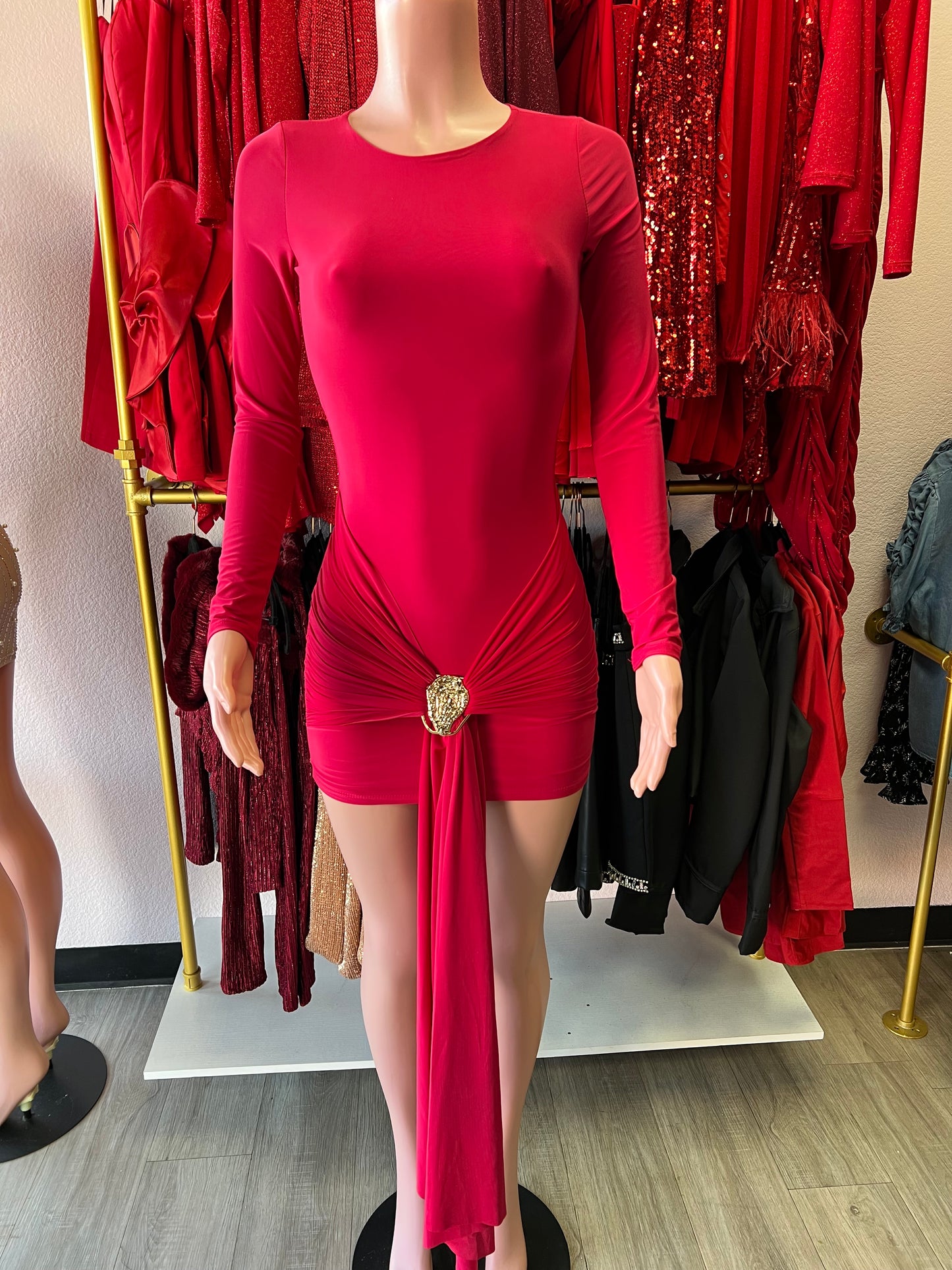 Yari Front Tie Mini Dress