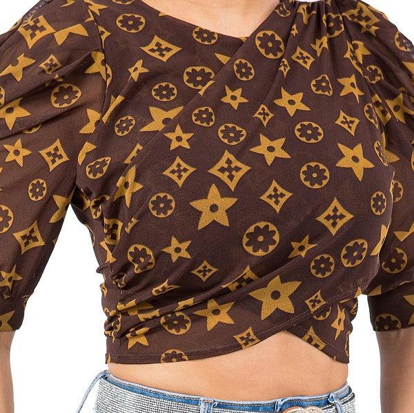 Andrea Semi Crop Blouse