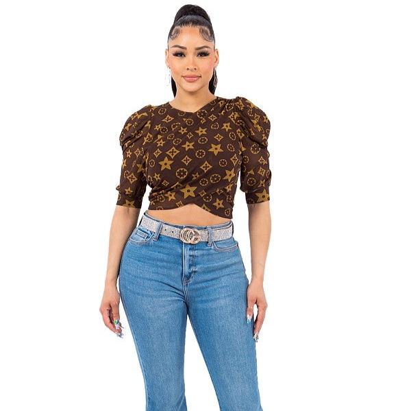 Andrea Semi Crop Blouse