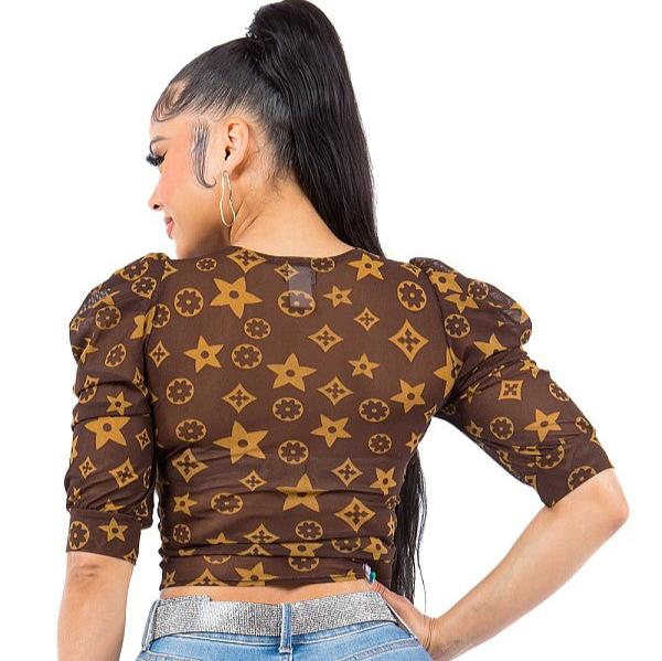 Andrea Semi Crop Blouse