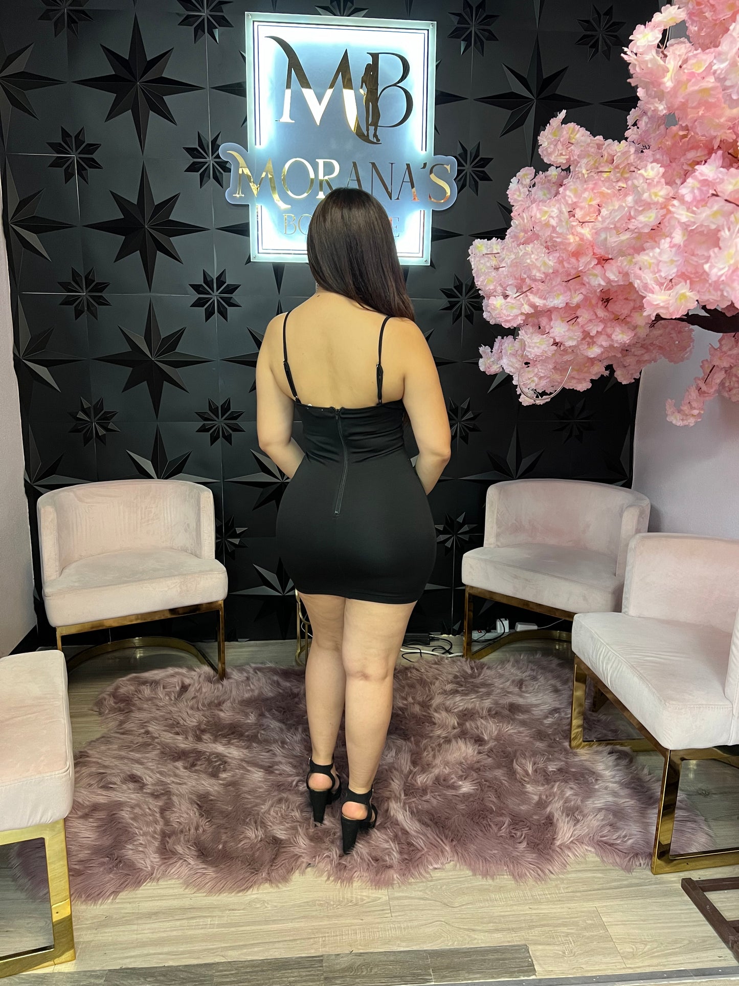 Luna Pearl Mini Dress