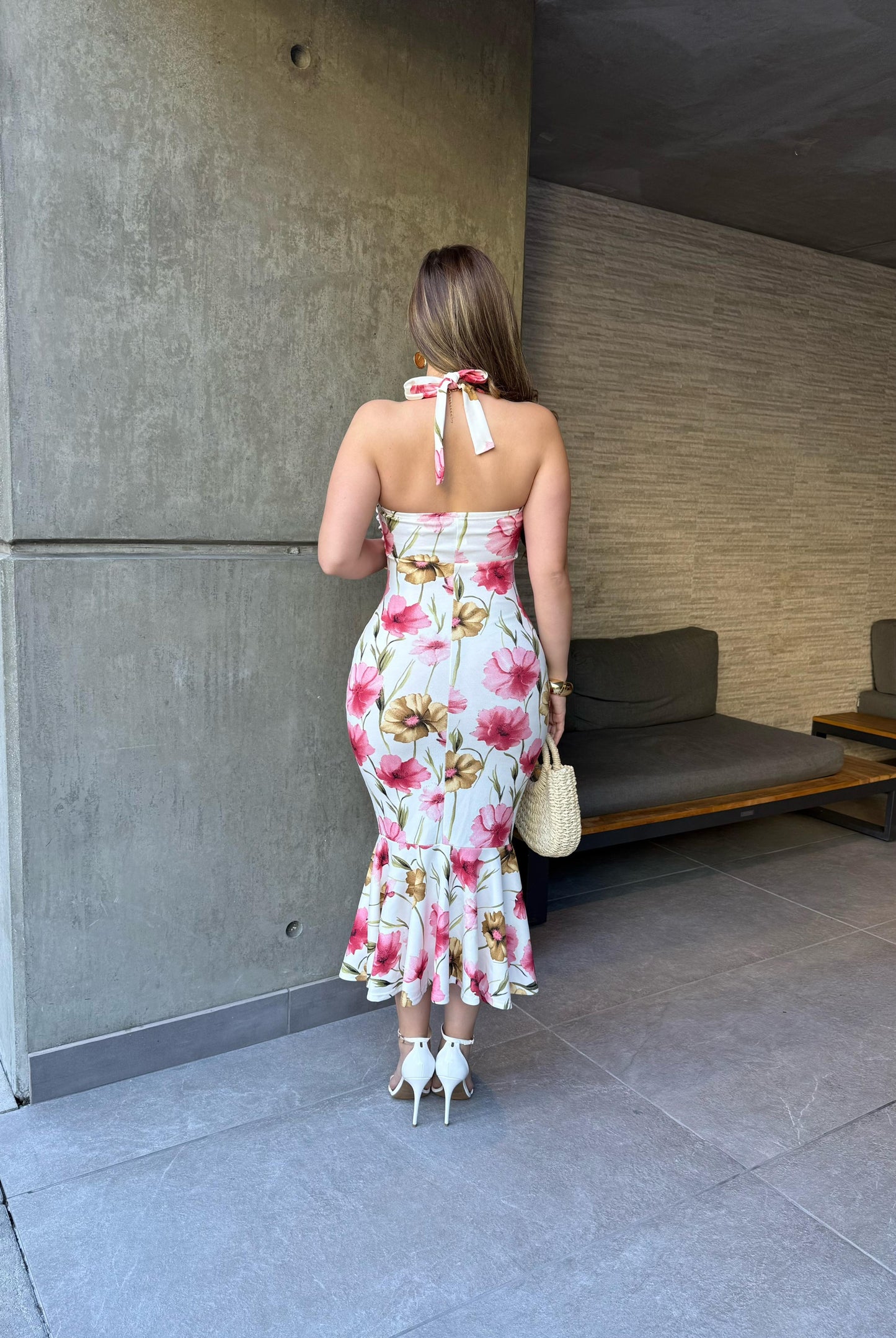 Blooming Grace Midi Dress