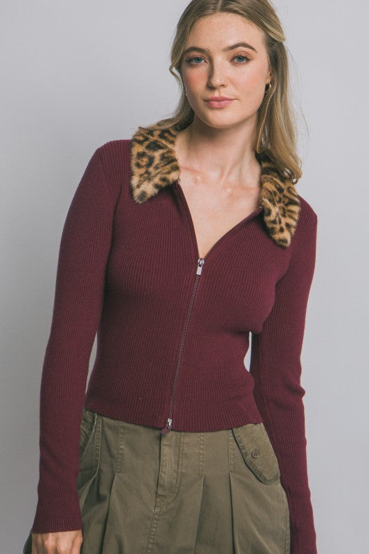 Lea Leopard Cardigan