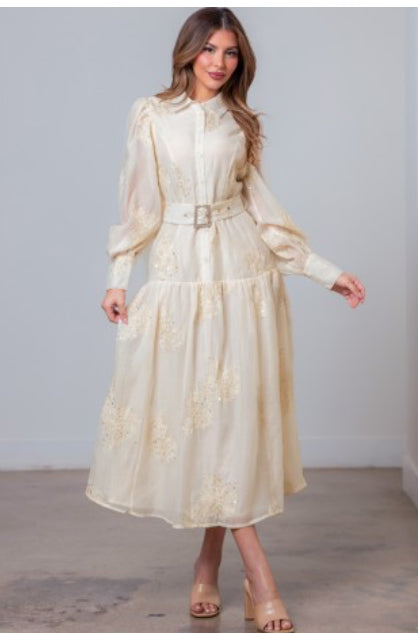 Aria Sequin Maxi Dress