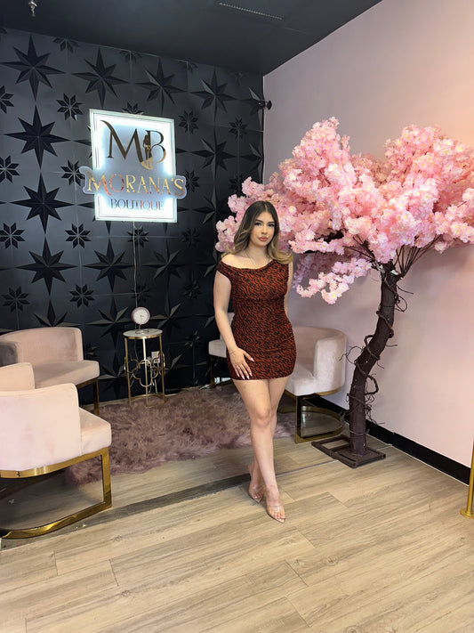 Asia Off shoulder Mini Dress