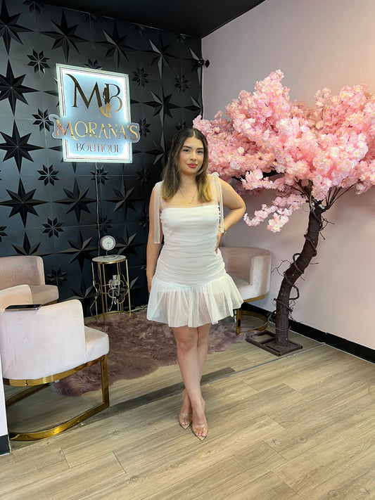 Kenia Ruched Mini Dress