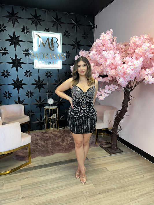 Karol Chain Mini Dress