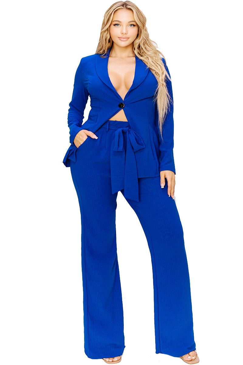 Catalina Blazer Pants Set