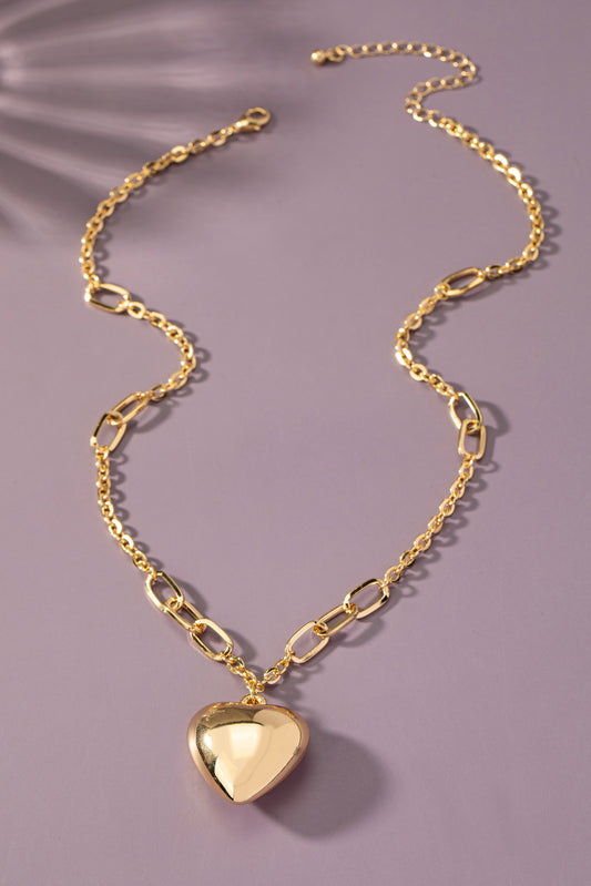 GOLD HEART NECKLACE