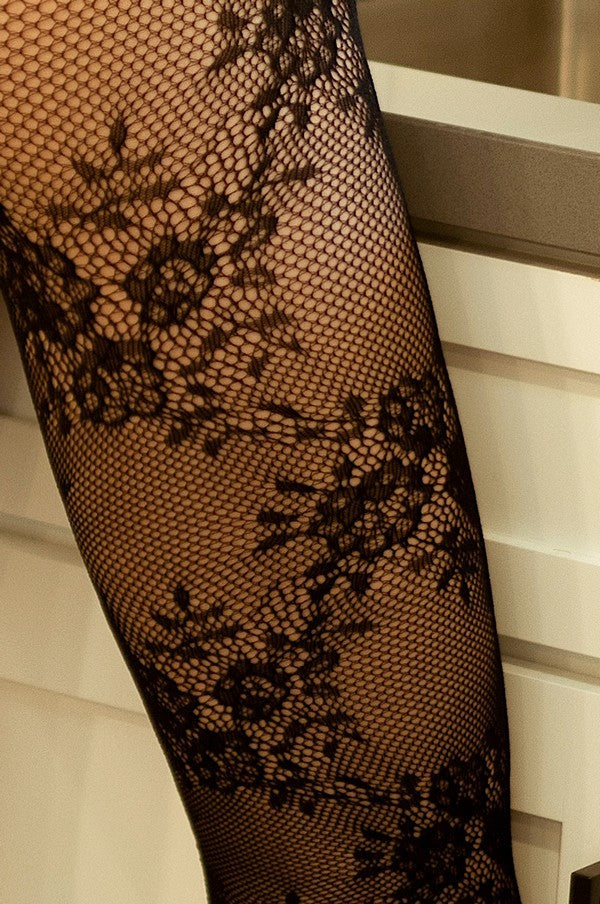 Floral Fishnets