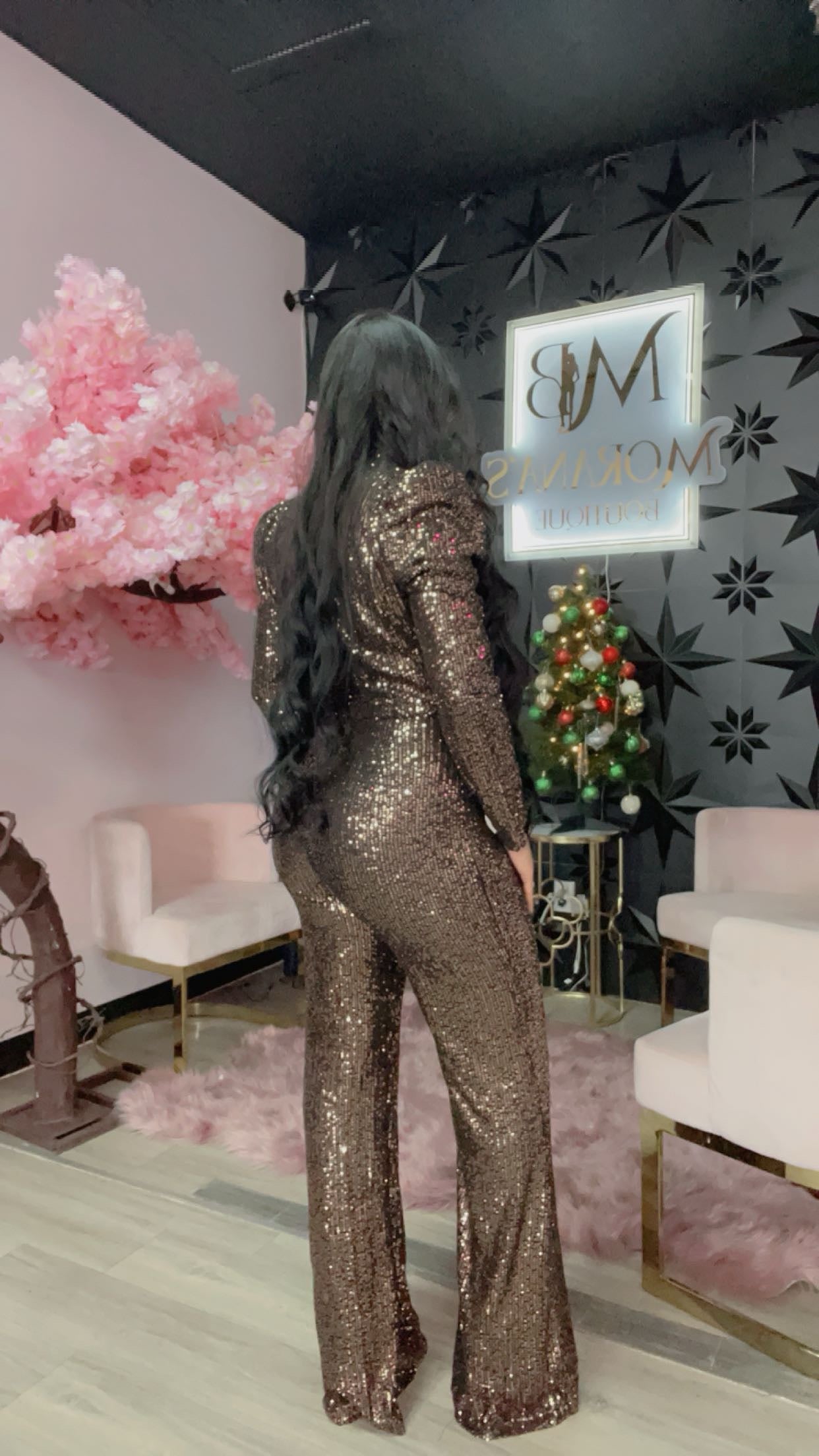 Karime Sequin Jumpsuit