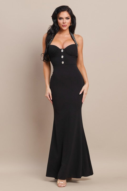 Lyanna Beads Maxi Dress