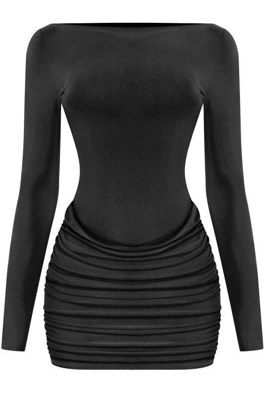 Emery Ruched Mini Dress