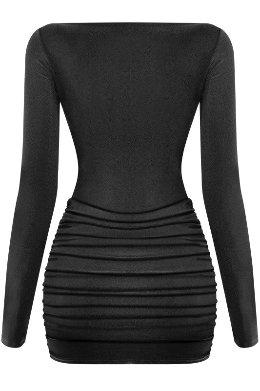 Emery Ruched Mini Dress