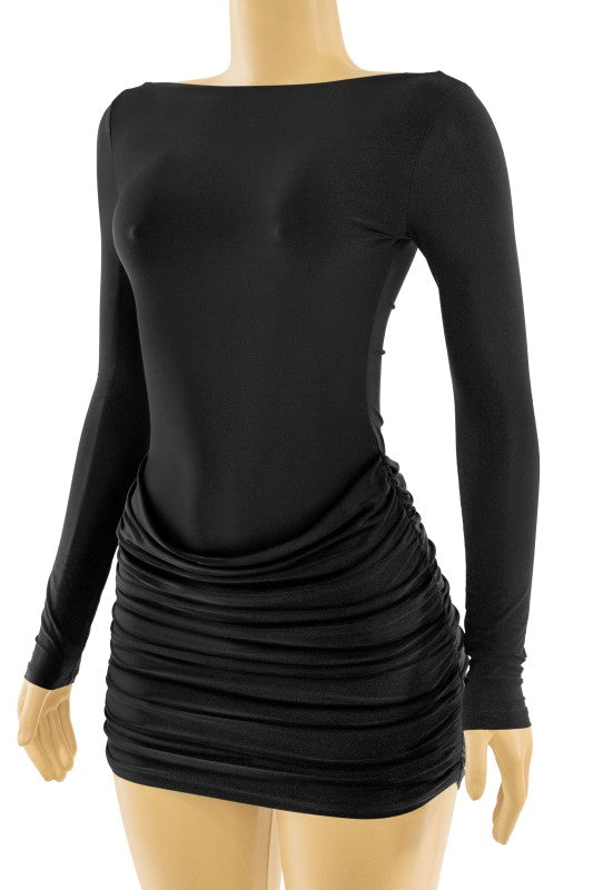 Emery Ruched Mini Dress