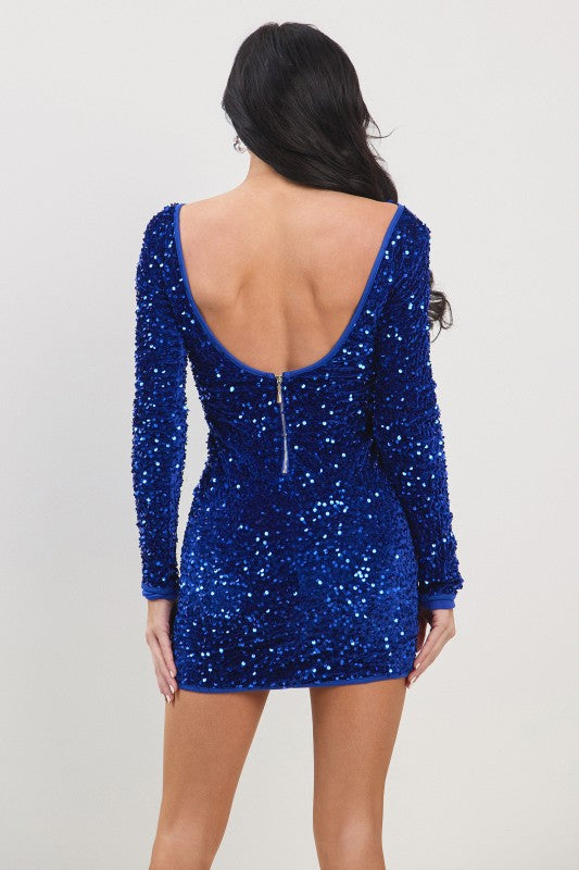 Estelle Low Back Mini Dress
