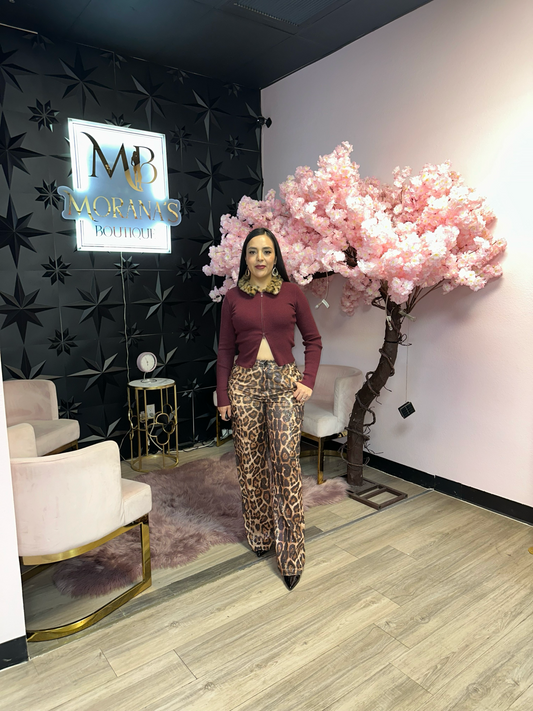 Lea Leopard Cardigan